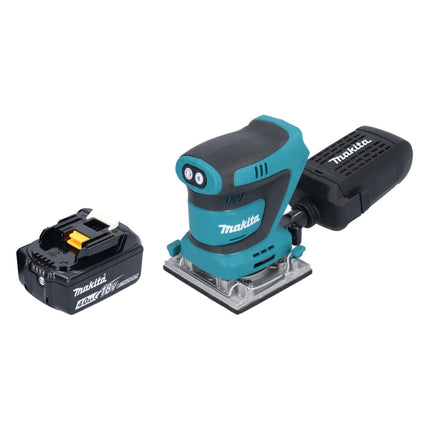 Makita DBO 484 M1 cordless orbital sander 18 V 112 x 102 mm + 1x rechargeable battery 4.0 Ah - without charger