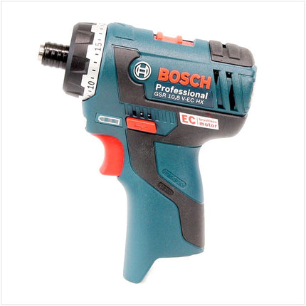 Bosch GSR 10,8 V-EC HX Akku Bohrschrauber in L-Boxx + 2 x GBA 10,8 V 2,5 Ah Akku + AL 1130 CV Schnelllader - Toolbrothers