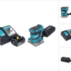 Makita DBO 484 RG1 akumulatorowa szlifierka oscylacyjna 18 V 112 x 102 mm + 1x akumulator 6,0 Ah + ładowarka
