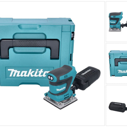 Makita DBO 484 ZJ cordless orbital sander 18 V 112 x 102 mm + Makpac - without battery, without charger