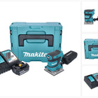 Levigatrice orbitale a batteria Makita DBO 484 RF1J 18 V 112 x 102 mm + 1x batteria 3,0 Ah + caricabatterie + Makpac