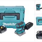 Makita DBO 484 M1J cordless orbital sander 18 V 112 x 102 mm + 1x rechargeable battery 4.0 Ah + Makpac - without charger