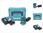 Makita DBO 484 RM1J Akku Schwingschleifer 18 V 112 x 102 mm + 1x Akku 4,0 Ah + Ladegerät + Makpac