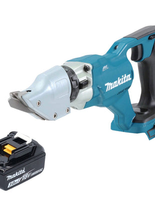 Makita DJS 200 F1 Akku Blechschere 18 V 2,0 mm Brushless + 1x Akku 3,0 Ah - ohne Ladegerät