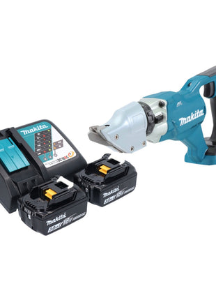 Makita DJS 200 RF batería tijeras de hojalatero 18 V 2,0 mm sin escobillas + 2x baterías 3,0 Ah + cargador