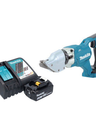 Makita DJS 200 RT1 Akku Blechschere 18 V 2,0 mm Brushless + 1x Akku 5,0 Ah + Ladegerät