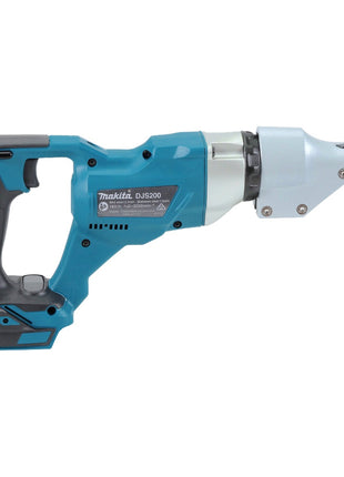 Makita DJS 200 RG Akku Blechschere 18 V 2,0 mm Brushless + 2x Akku 6,0 Ah + Ladegerät