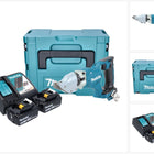 Makita DJS 200 RTJ cizalla de chapa sin cable 18 V 2,0 mm sin escobillas + 2x batería recargable 5,0 Ah + cargador + Makpac