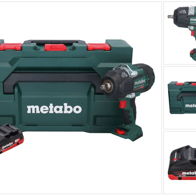 Metabo SSW 18 LTX 1450 BL Akku Schlagschrauber 18 V 1450 Nm Brushless + 1x Akku 4,0 Ah + metaBOX - ohne Ladegerät