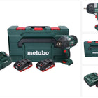 Metabo SSW 18 LTX 1450 BL cordless impact wrench 18 V 1450 Nm brushless + 2x rechargeable battery 4.0 Ah + charger + metaBOX