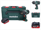 Visseuse à chocs sans fil Metabo SSW 18 LTX 1450 BL 18 V 1450 Nm sans balais + 1x batterie 5,5 Ah + métaBOX - sans chargeur