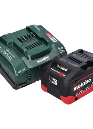 Metabo SSW 18 LTX 1450 BL Visseuse à choc sans fil 18 V 1450 Nm Brushless + 1x batterie 5,5 Ah + chargeur + metaBOX