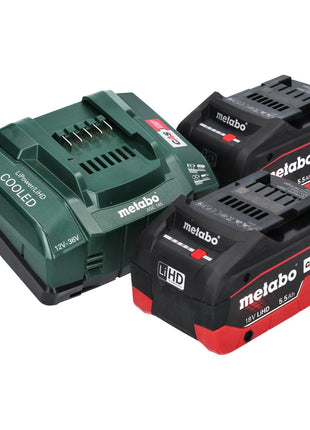 Metabo SSW 18 LTX 1450 BL Atornillador de impacto a batería 18 V 1450 Nm (602401660) sin escobillas + 2x batería 5,5 Ah + cargador + metaBOX