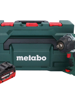 Metabo SSW 18 LTX 1450 BL Atornillador de impacto a batería 18 V 1450 Nm sin escobillas + 1x batería 8,0 Ah + metaBOX - sin cargador