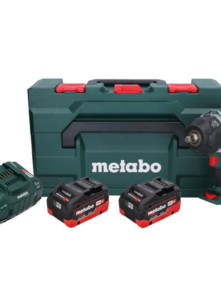 Metabo SSW 18 LTX 1450 BL Akku Schlagschrauber 18 V 1450 Nm ( 602401810 ) Brushless + 2x Akku 8,0 Ah + Ladegerät + metaBOX