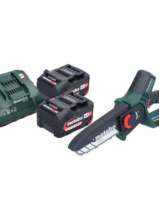 Metabo MS 18 LTX 15 sierra para madera a batería 18 V 15 cm 5 m/s + 2x batería 4,0 Ah + cargador