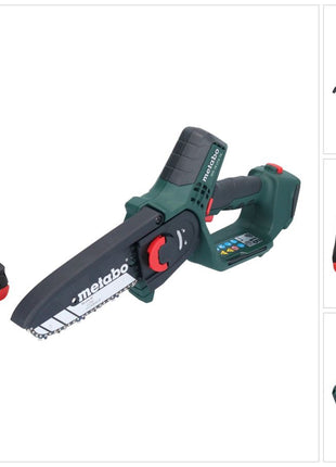 Sierra para madera a batería Metabo MS 18 LTX 15 18 V 15 cm 5 m/s + 1x batería 4,0 Ah - sin cargador