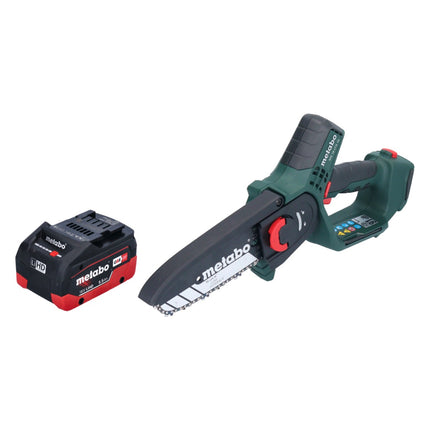 Metabo MS 18 LTX 15 Motosierra sin cable 18 V 15 cm 5 m/s + 1x batería 5,5 Ah - sin cargador gert