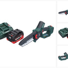 Metabo MS 18 LTX 15 cordless pruning saw 18 V 15 cm 5 m/s + 1x rechargeable battery 5.5 Ah + charger