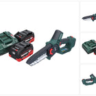 Metabo MS 18 LTX 15 cordless pruning saw 18 V 15 cm 5 m/s + 2x rechargeable battery 5.5 Ah + charger