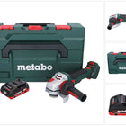 Metabo WVB 18 LTX BL 15-125 Quick cordless angle grinder 18 V 125 mm brushless + 1x rechargeable battery 4.0 Ah + metaBOX - without charger