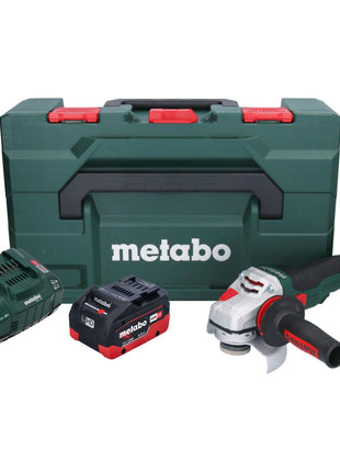 Metabo WVB 18 LTX BL 15-125 Amoladora angular a batería Quick 18 V 125 mm sin escobillas + 1x batería 5,5 Ah + cargador + metaBOX