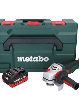 Metabo WVB 18 LTX BL 15-125 Quick Akku Winkelschleifer 18 V 125 mm Brushless + 1x Akku 8,0 Ah + metaBOX - ohne Ladegerät