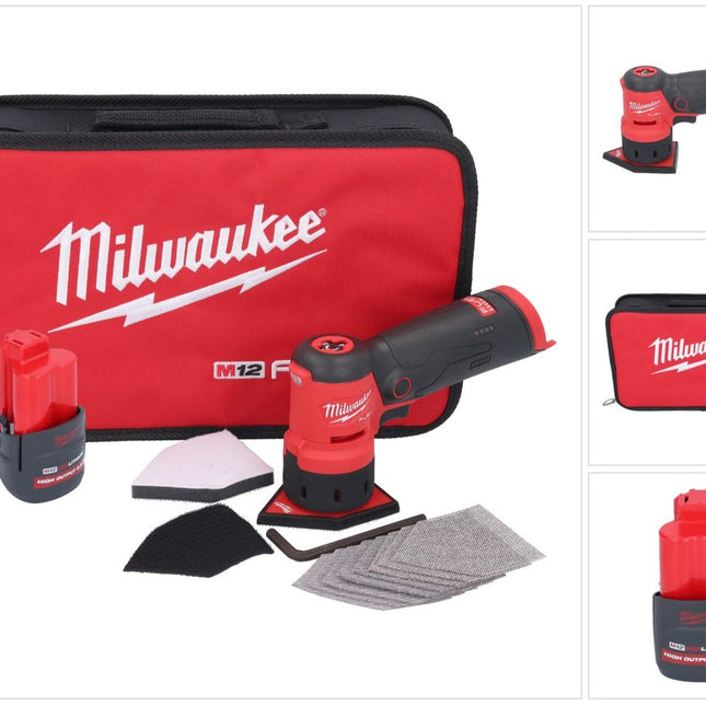 Amoladora puntual a batería Milwaukee M12 FDSS-251B 12 V 88,8 x 63,5 mm + 1x batería 2,5 Ah - sin cargador