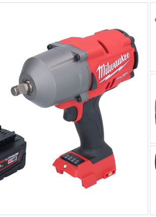 Milwaukee M18 FHIWF12-401 llave de impacto inalámbrica 18 V 1356 Nm 1/2" sin escobillas + 1x batería 4,0 Ah - sin cargador