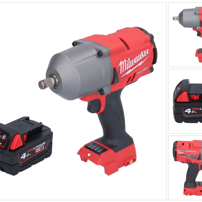 Milwaukee M18 FHIWF12-401 akumulatorowy klucz udarowy 18 V 1356 Nm 1/2" bezszczotkowy + 1x akumulator 4,0 Ah - bez ładowarki