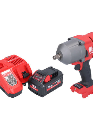 Milwaukee M18 FHIWF12-551 atornillador de impacto inalámbrico 18 V 1356 Nm 1/2" sin escobillas + 1x batería 5,5 Ah + cargador