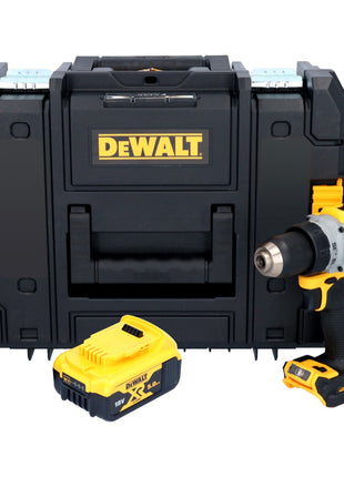 Taladro atornillador inalámbrico DeWalt DCD 800 NT 18 V 90 Nm sin escobillas + 1x batería 5,0 Ah + TSTAK - sin cargador