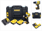 Taladro atornillador inalámbrico DeWalt DCD 800 P2T 18 V 90 Nm sin escobillas + 2x baterías 5,0 Ah + cargador + TSTAK