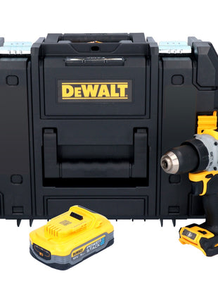 Taladro atornillador inalámbrico DeWalt DCD 800 NT 18 V 90 Nm sin escobillas + 1x batería 5,0 Ah + TSTAK - sin cargador