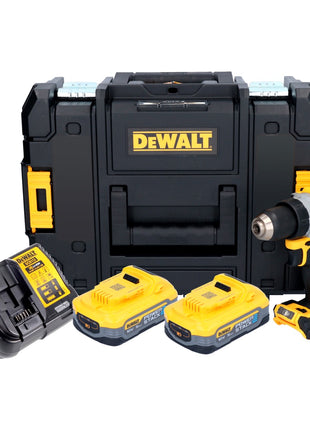 Taladro atornillador inalámbrico DeWalt DCD 800 H2T 18 V 90 Nm sin escobillas + 2x baterías 5,0 Ah + cargador + TSTAK