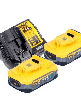 Taladro atornillador inalámbrico DeWalt DCD 800 H2T 18 V 90 Nm sin escobillas + 2x baterías 5,0 Ah + cargador + TSTAK