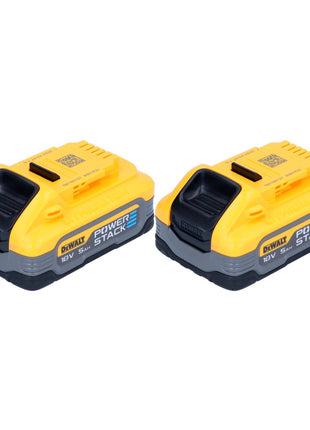 Jeu de batteries DeWalt DCBP 518 H2 2x batterie Powerstack 18 V 5,0 Ah / 5000 mAh XR Li-Ion - avec indicateur de niveau de charge