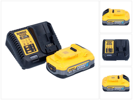 Set de inicio de batería Dewalt 18 V DCB 115 H1 1x batería Powerstack 5,0 Ah + cargador DCB 115 XR