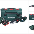 Metabo MS 18 LTX 15 sega da potatura a batteria 18 V 15 cm 5 m/s + 1x batteria ricaricabile 5,5 Ah + caricatore + metaBOX