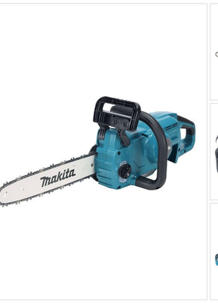 Motosierra a batería Makita DUC 357 FX2 18 V 35 cm 7,7 m/s sin escobillas + 1x batería 3,0 Ah - sin cargador