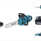 Makita DUC 357 TX2 Cordless chainsaw 18 V 35 cm 7.7 m/s Brushless + 1x battery 5.0 Ah - without charger