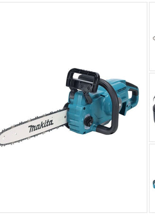 Motosierra a batería Makita DUC 357 TX2 18 V 35 cm 7,7 m/s sin escobillas + 1x batería 5,0 Ah - sin cargador