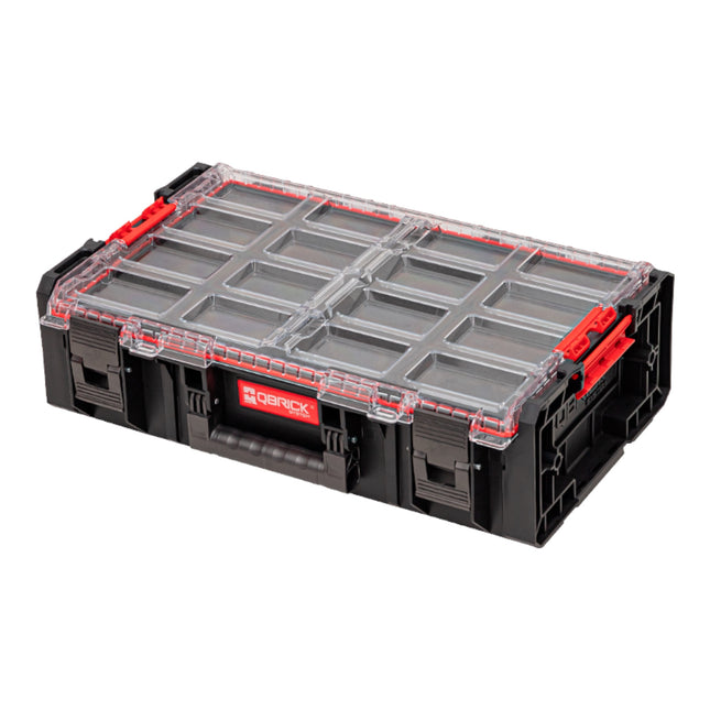Qbrick System ONE Organizador 2XL 2.0 MFI apilable 582 x 387 x 172 mm 19,5 l IP66 con inserto de espuma