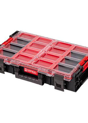 Qbrick System ONE Organizer XL 2.0 stapelbar 582 x 387 x 131 mm 13,5 l IP66 mit 6 Inlays und 6 Trennwände