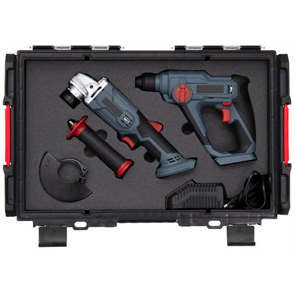 Qbrick System ONE Organizer XL 2.0 MFI empilable 582 x 387 x 131 mm 13,6 l IP66 avec insert mousse