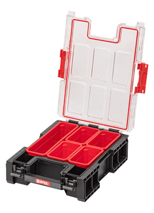 Qbrick System ONE Organizer M Plus stapelbar 364 x 264 x 106 mm 4 l IP66 mit 5 Inlays