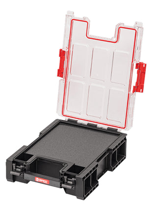 Qbrick System ONE Organizer M Plus MFI stapelbar 364 x 264 x 106 mm 4 l IP66 mit Schaumstoffeinlage