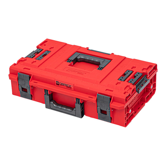 Qbrick System ONE 200 2.0 Vario RED ULTRA HD Custom tool case modular organiser 585 x 385 x 190 mm 15.4 l stackable IP66