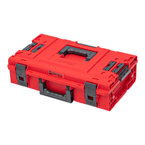 Qbrick System ONE 200 2.0 Vario RED ULTRA HD Custom Werkzeugkoffer modularer Organizer 585 x 385 x 190 mm 15,4 l stapelbar IP66