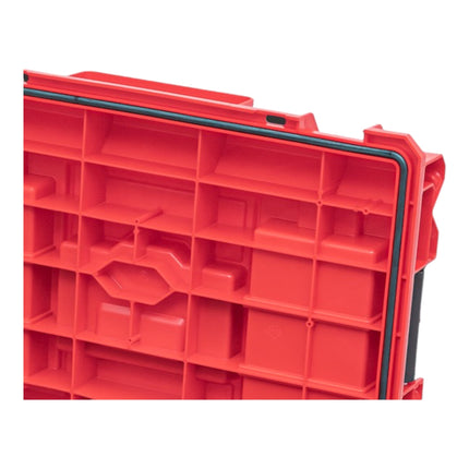 Qbrick System ONE 450 2.0 PROFI RED ULTRA HD Custom Mallette à outils modulaire organisateur 585 x 385 x 420 mm 52 l empilable IP66